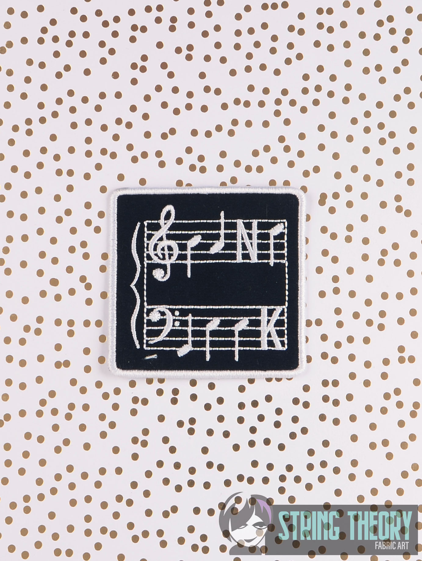 Bank Geek patch ITH Machine embroidery design