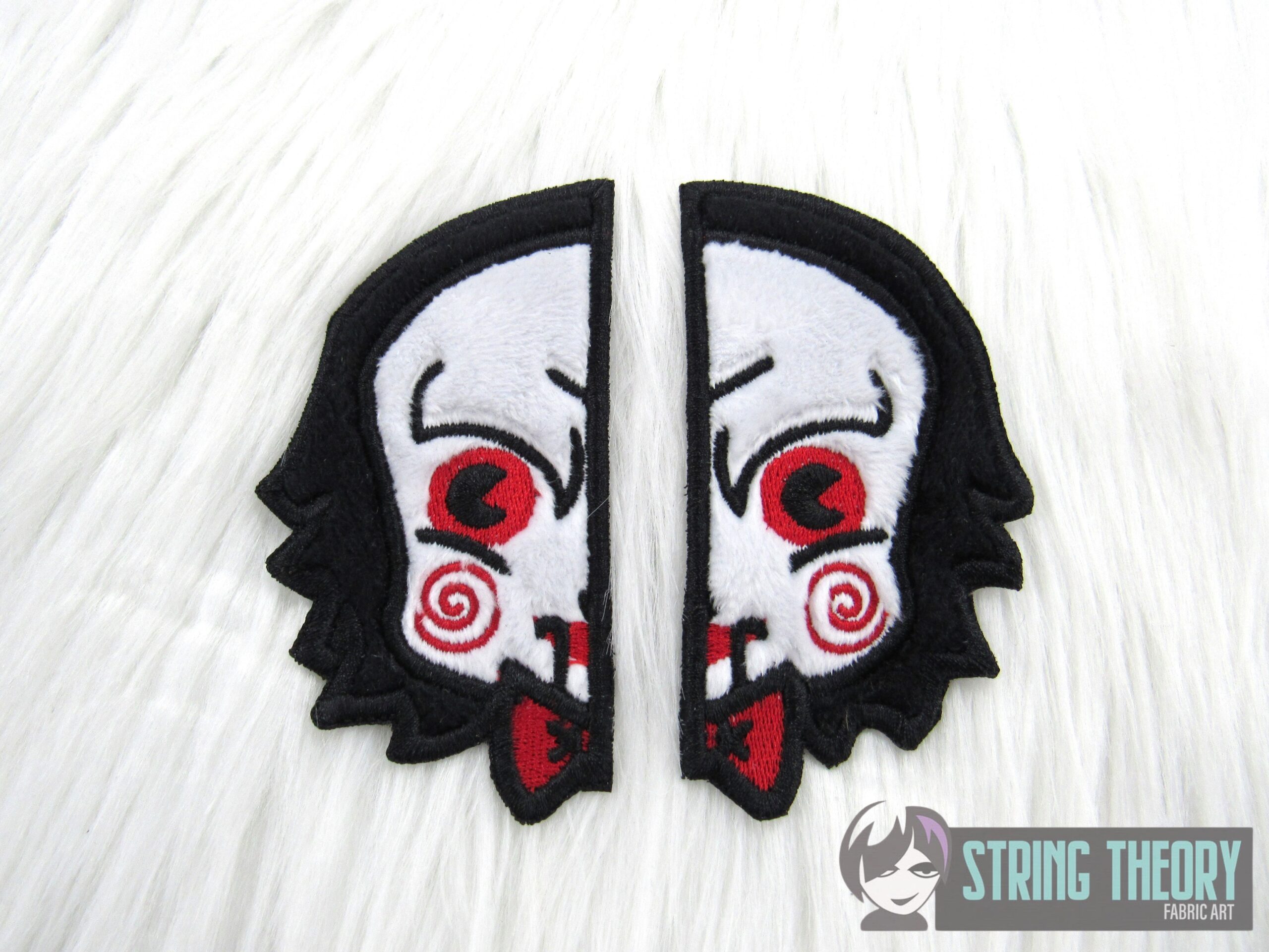 Chibi Jigsaw split machine embroidery design