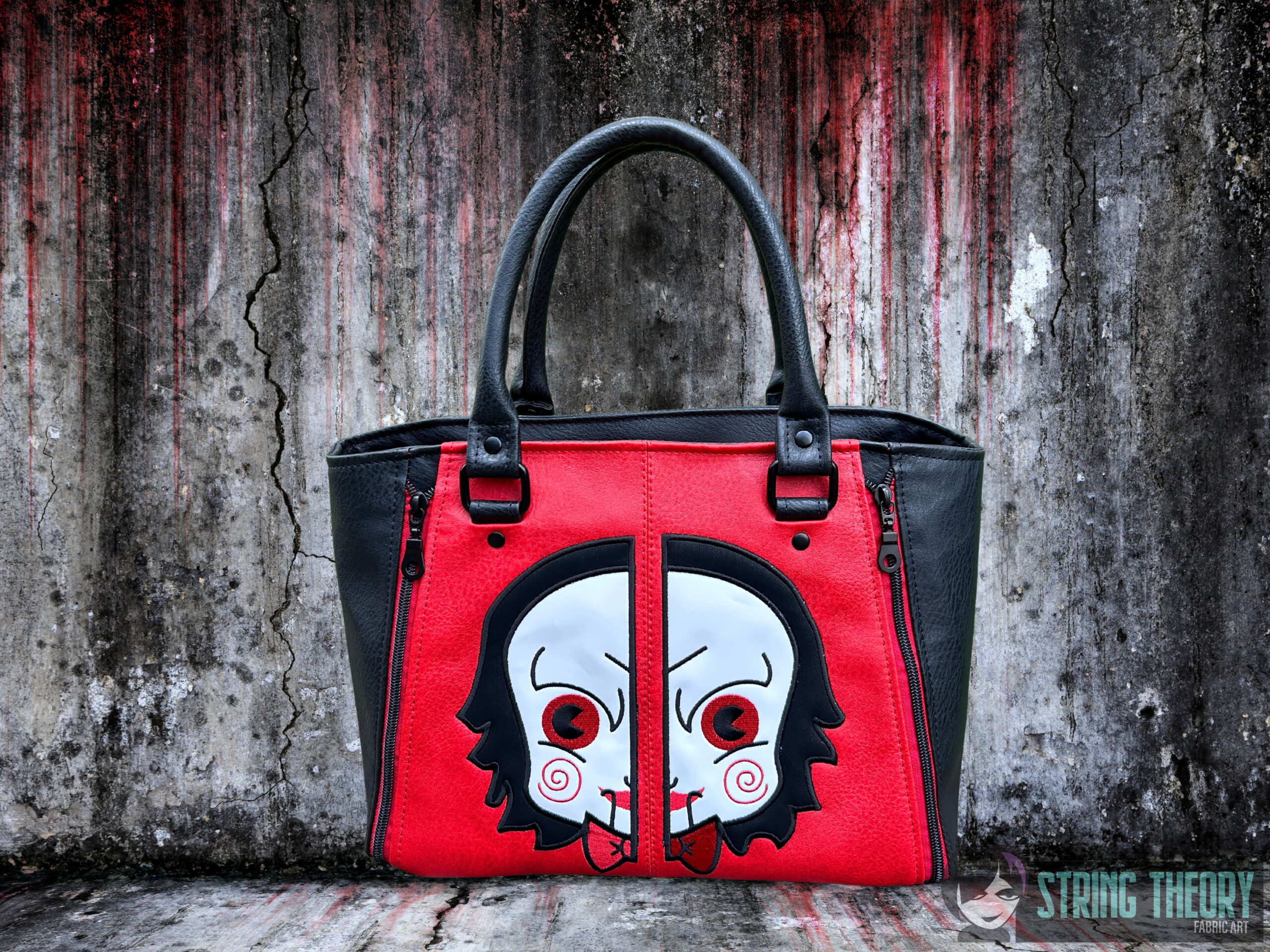 Chibi Jigsaw Split machine embroidery design