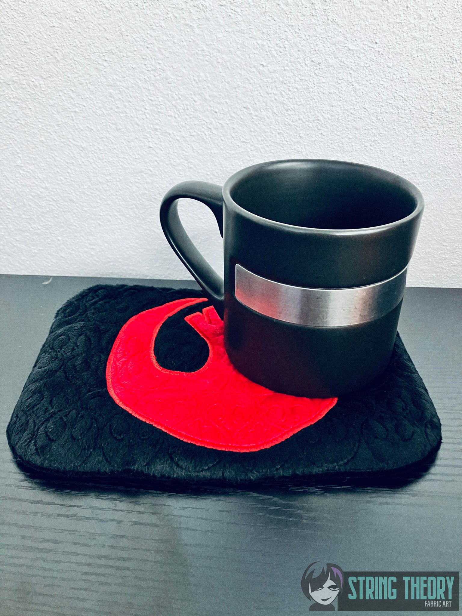 Star Wars Rebel Symbol Mug Rug ITH machine embroidery Design