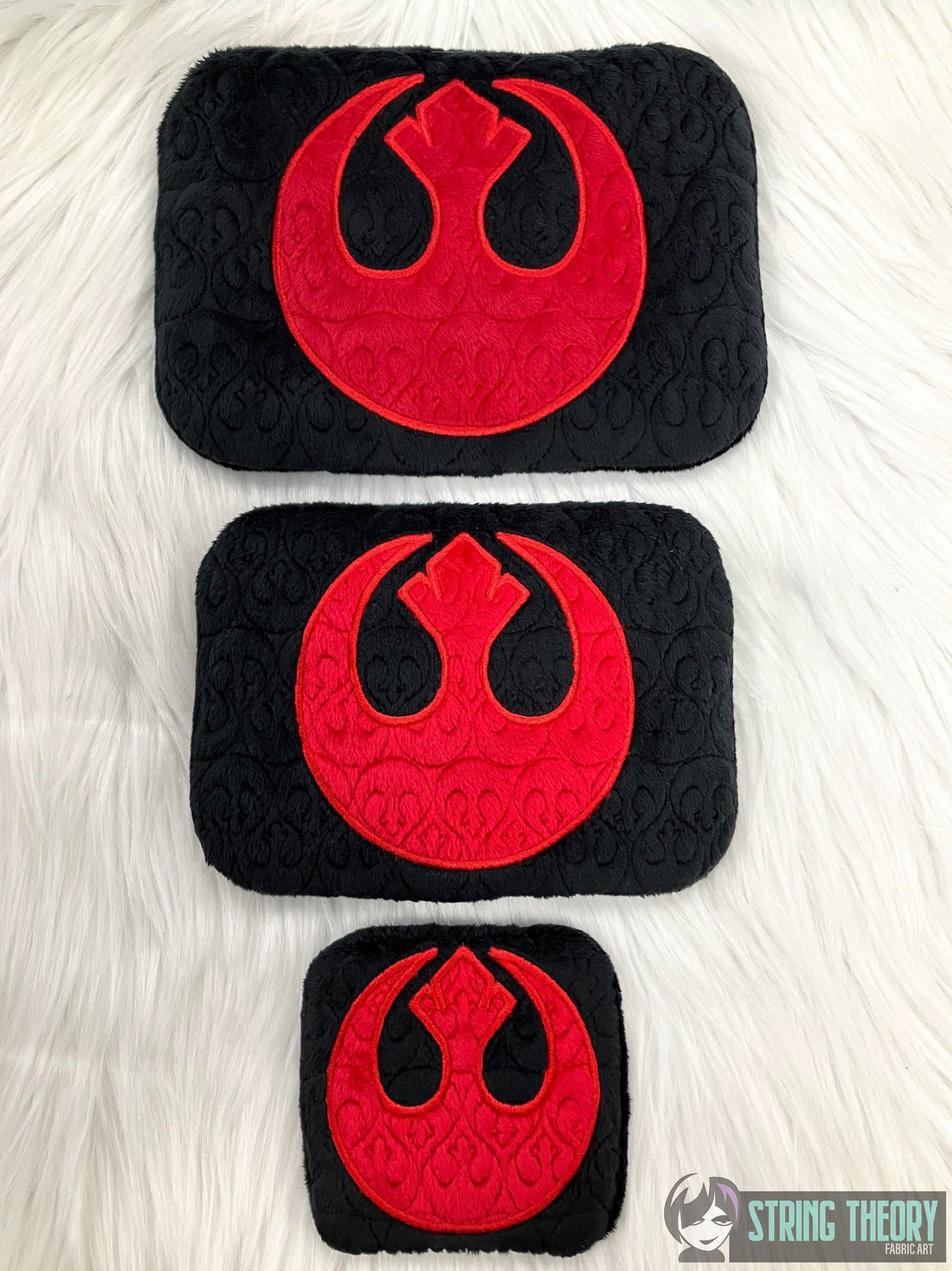 Star Wars Rebel Symbol Mug Rug ITH machine embroidery Design