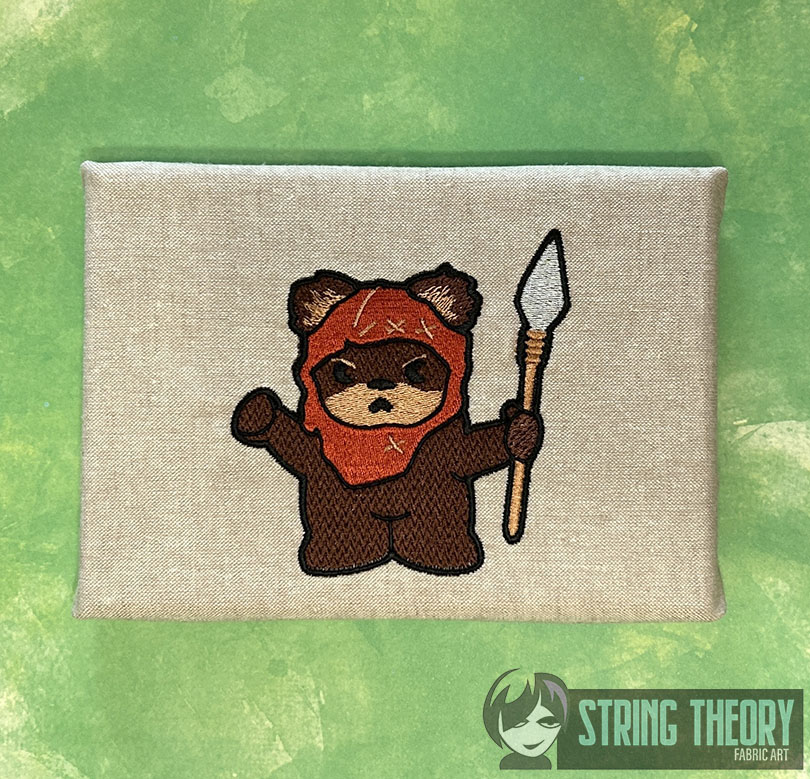 Star Wars Chibi Angry Ewok Machine embroidery design