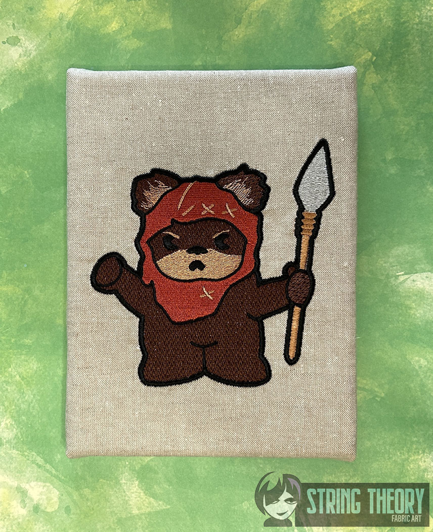Star Wars Chibi Angry Ewok Machine embroidery design