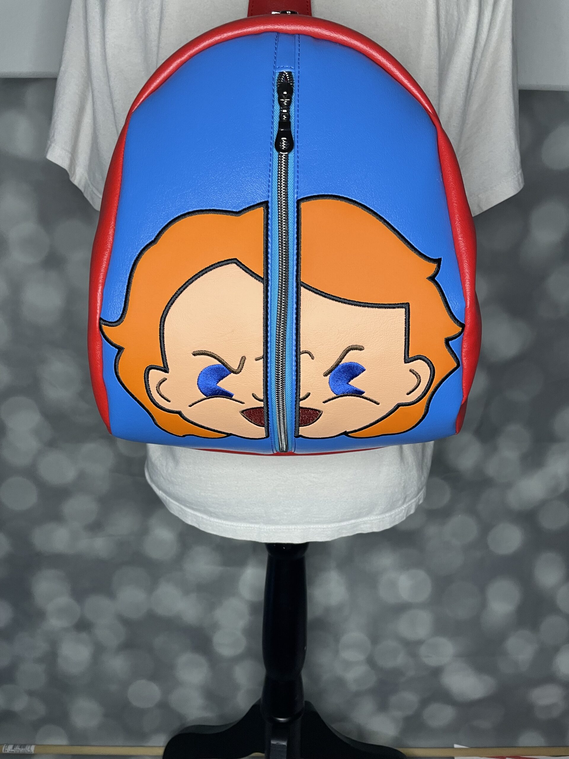 Chibi Chucky Split machine embroidery design