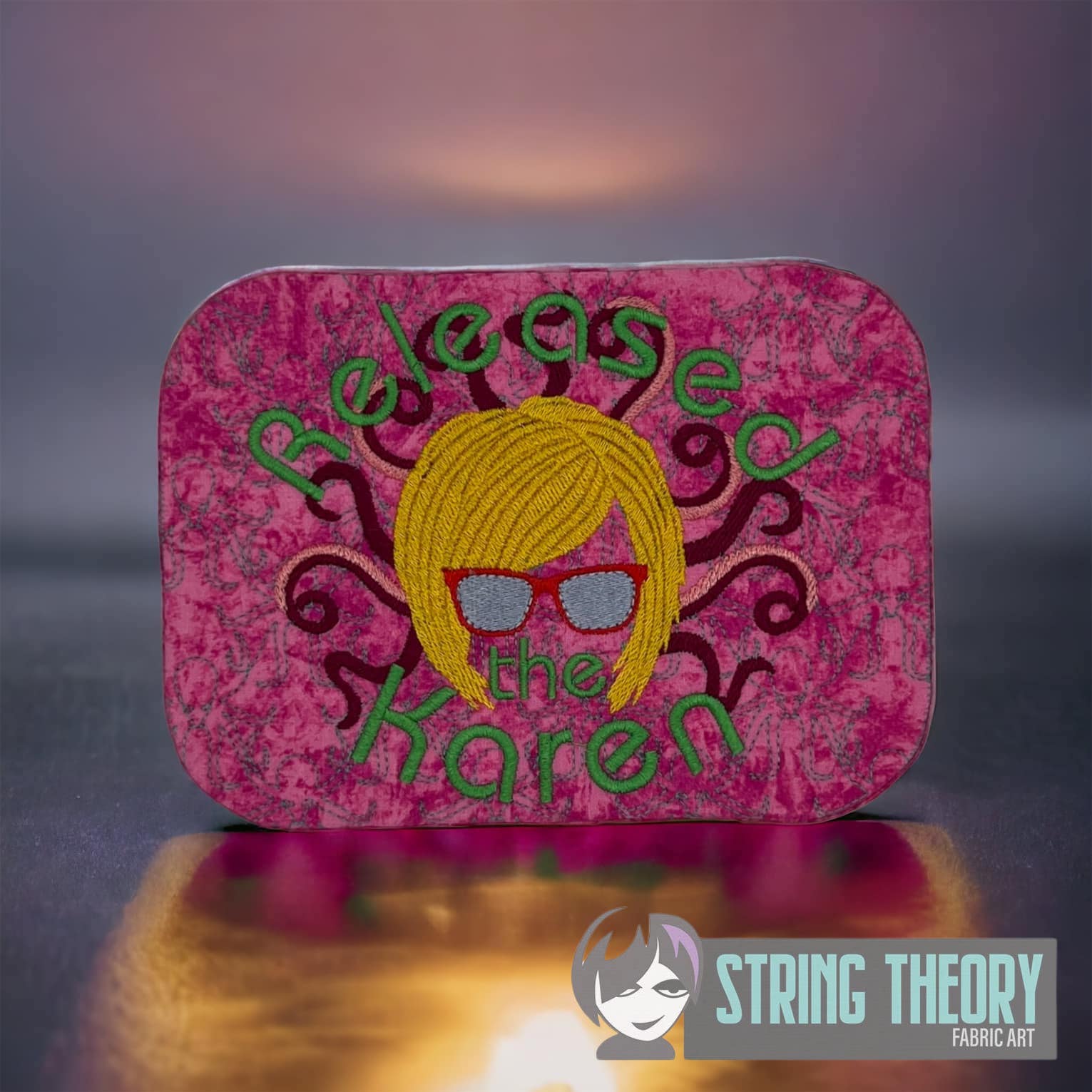 Released the Karen Mug Rug ITH machine embroidery design