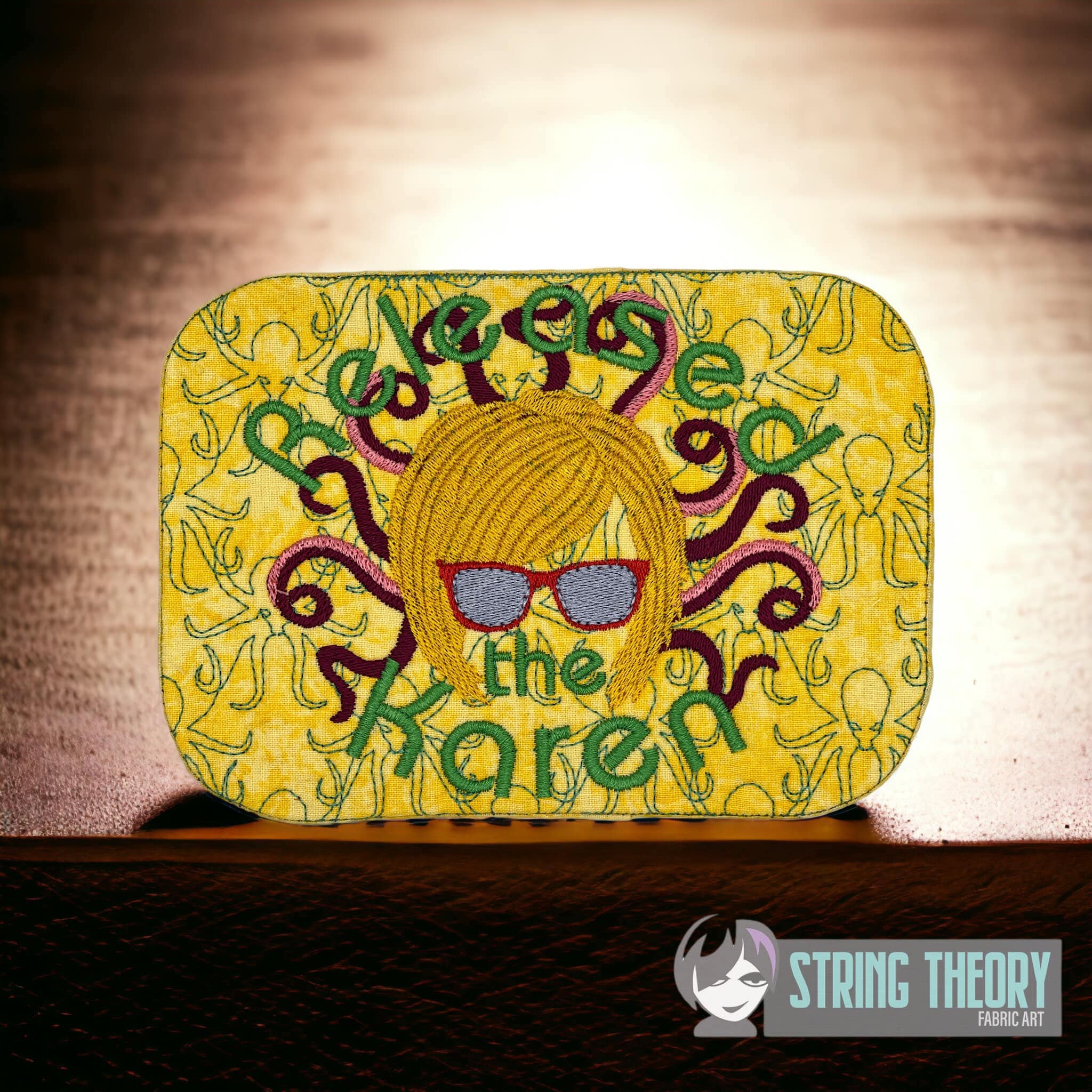 Released the Karen Mug Rug ITH machine embroidery design