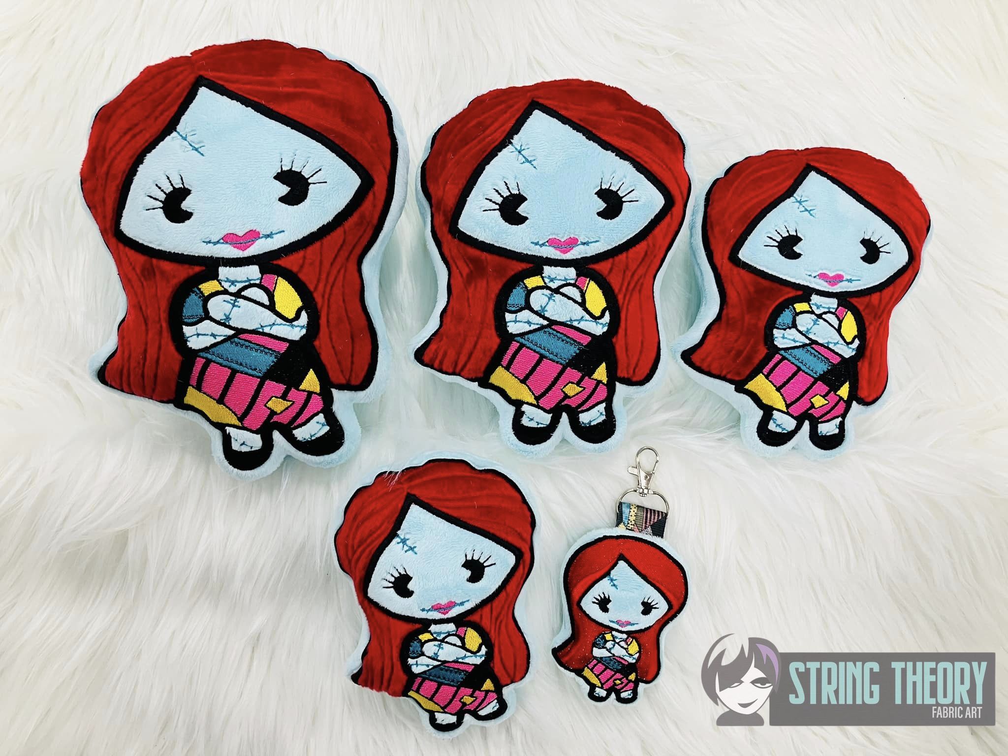 Chibi Sally Stuffie ITH machine embroidery design