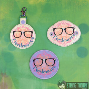 Nerdmaste ITH Machine Embroidery Design