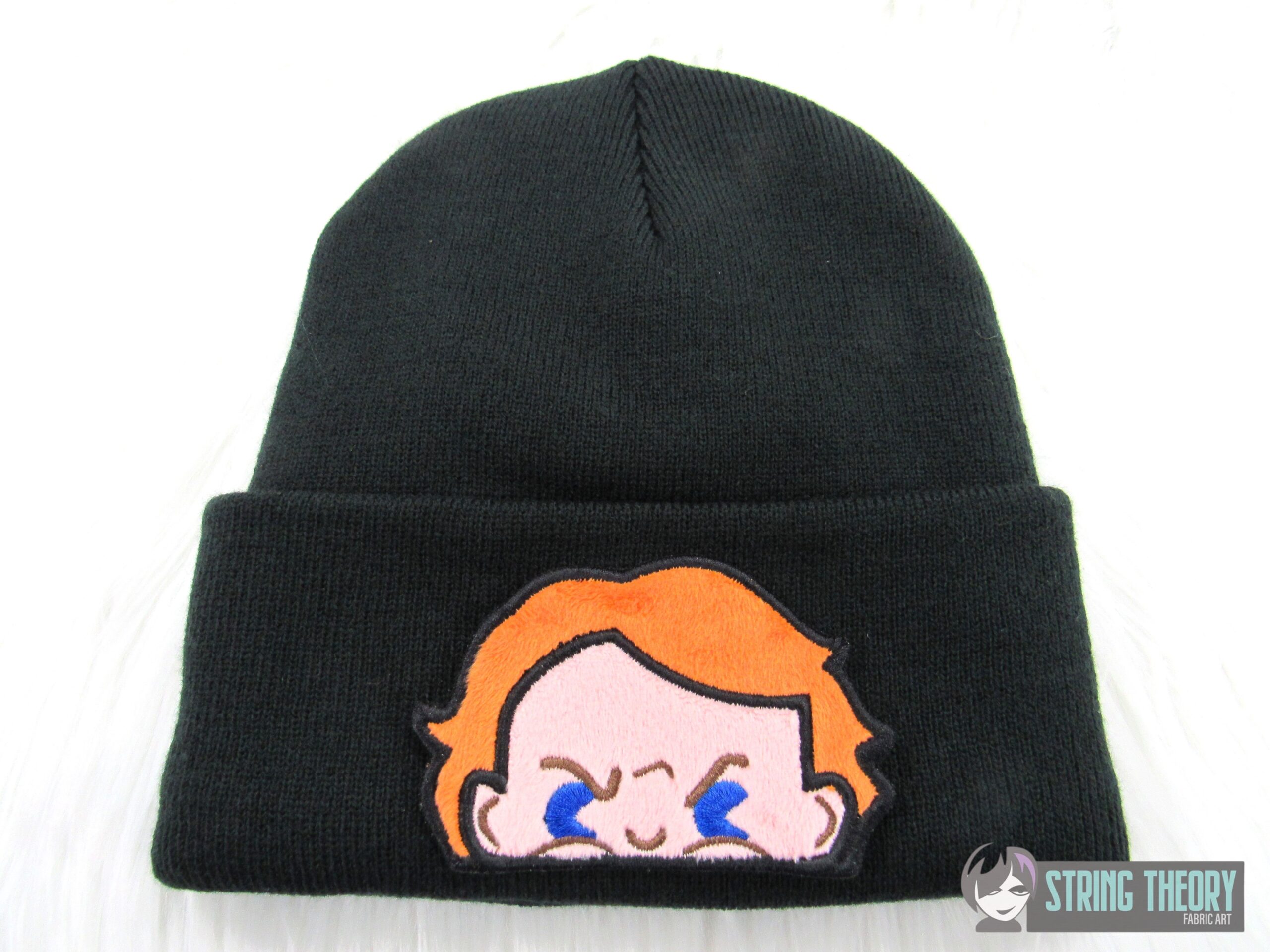 Chibi Chucky Peeker machine embroidery design