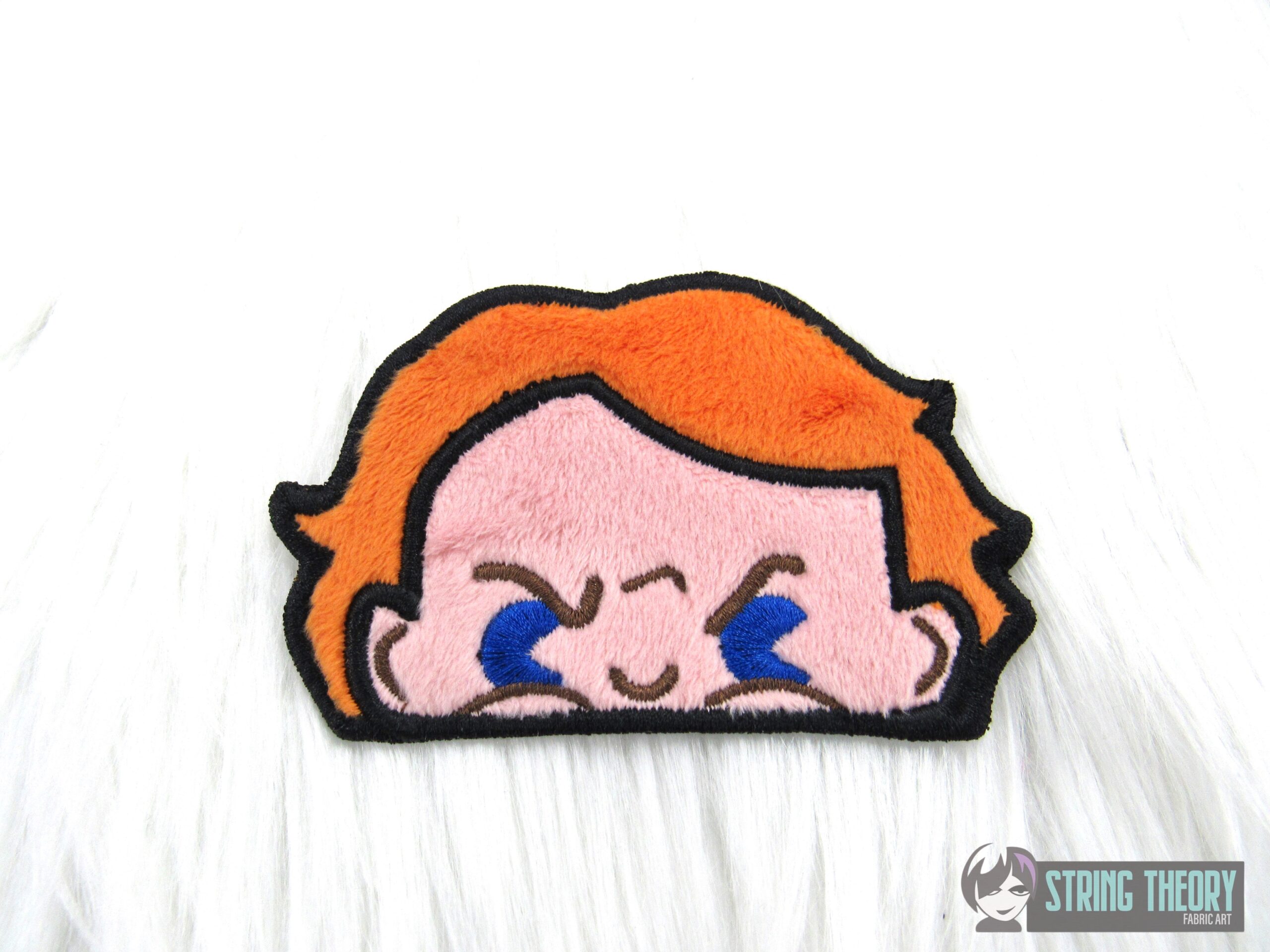 Chibi Chucky Peeker machine embroidery design