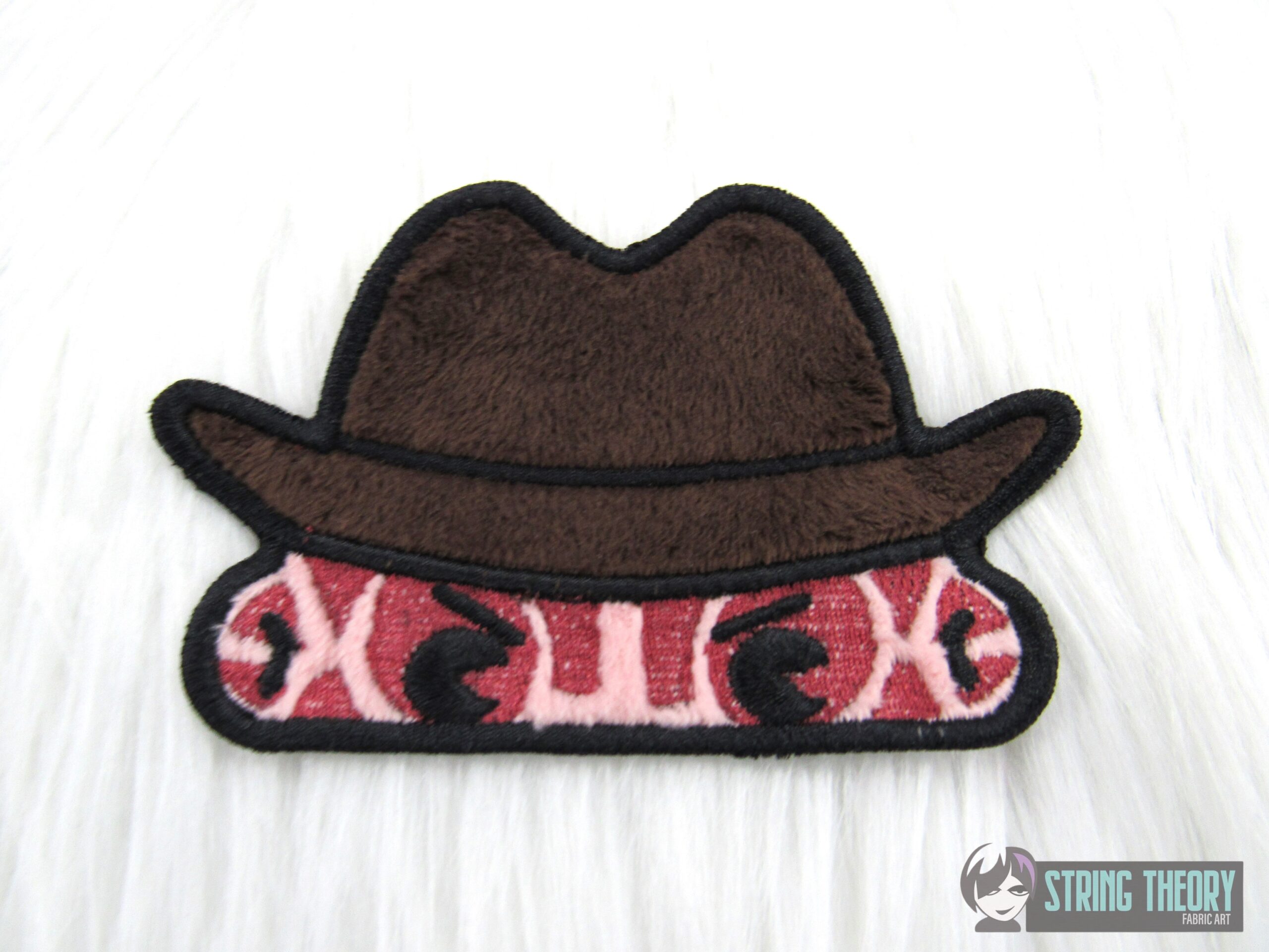 Chibi Freddy Krueger Peeker machine embroidery design