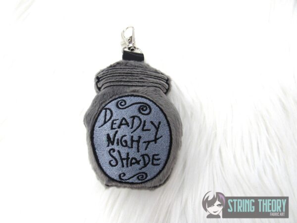 Deadly Nightshade Jar Stuffie – String Theory Fabric Art
