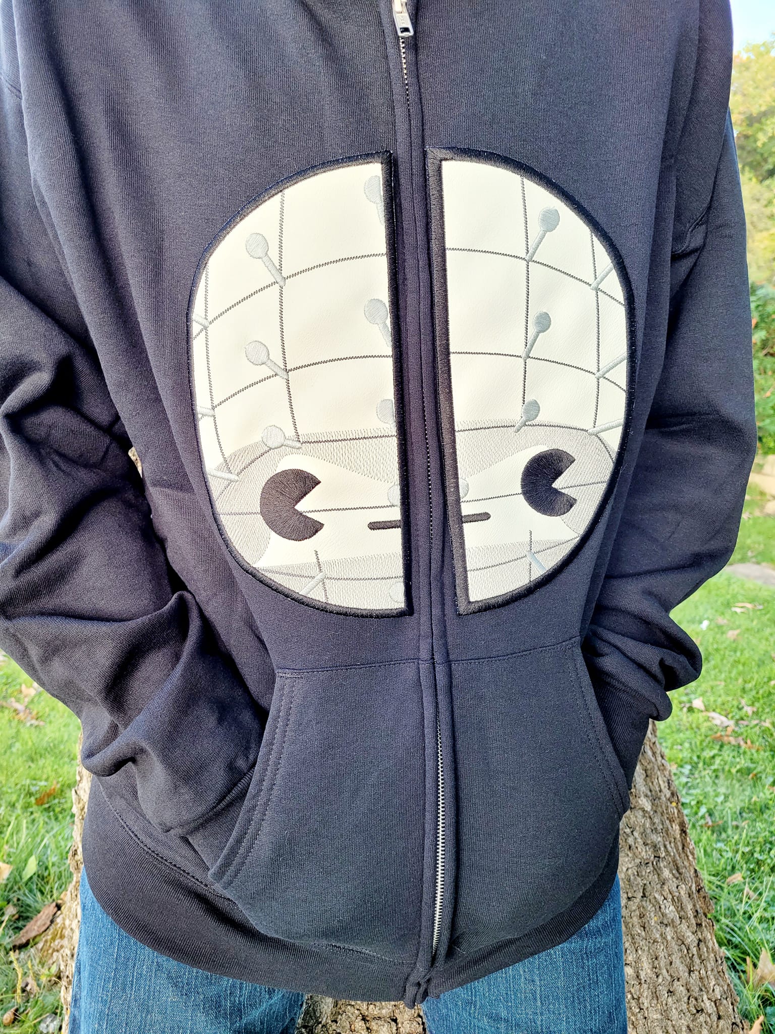 Chibi PinHead Split machine embroidery design