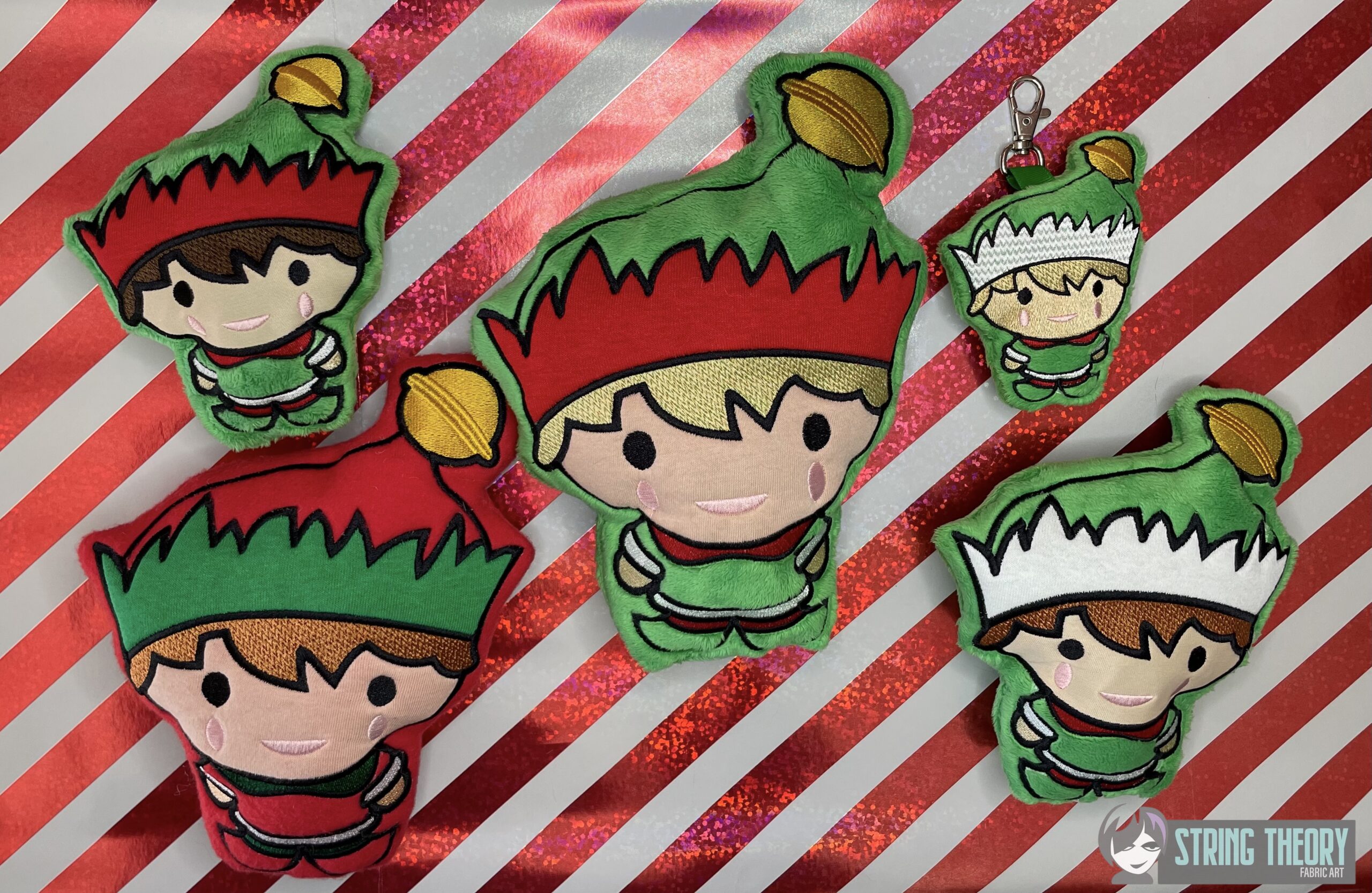 Chibi Elf Stuffie ITH Machine Embroidery Design