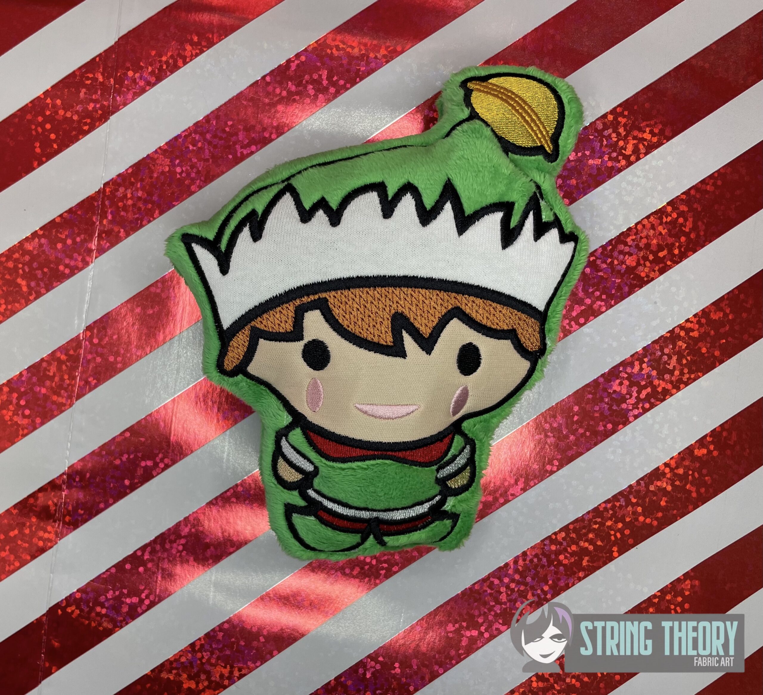 Chibi Elf Stuffie ITH Machine Embroidery Design