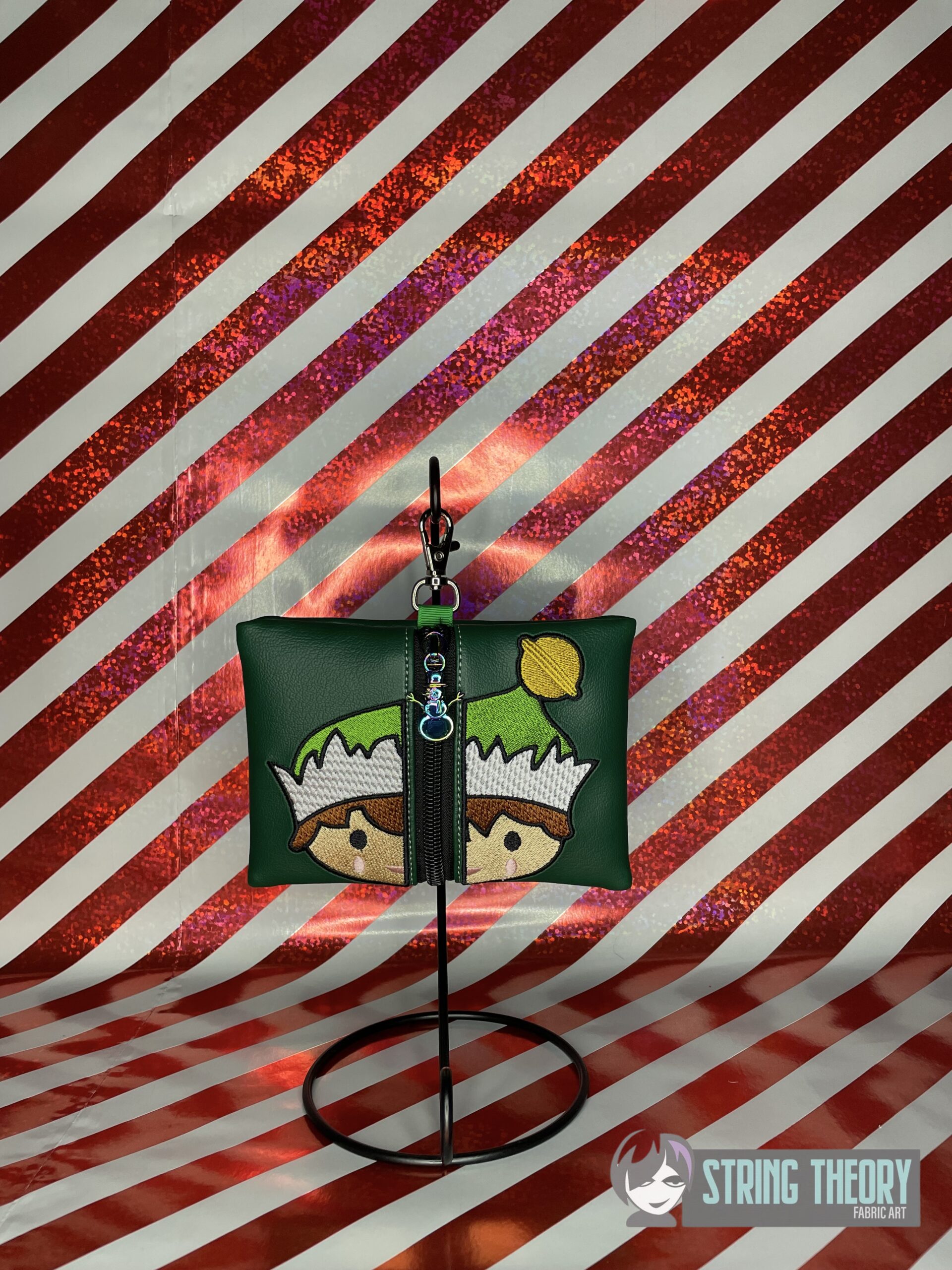 Chibi Elf Split String Theory Fabric Art