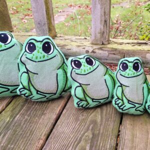 Chibi Frog Stuffie ITH machine embroidery design