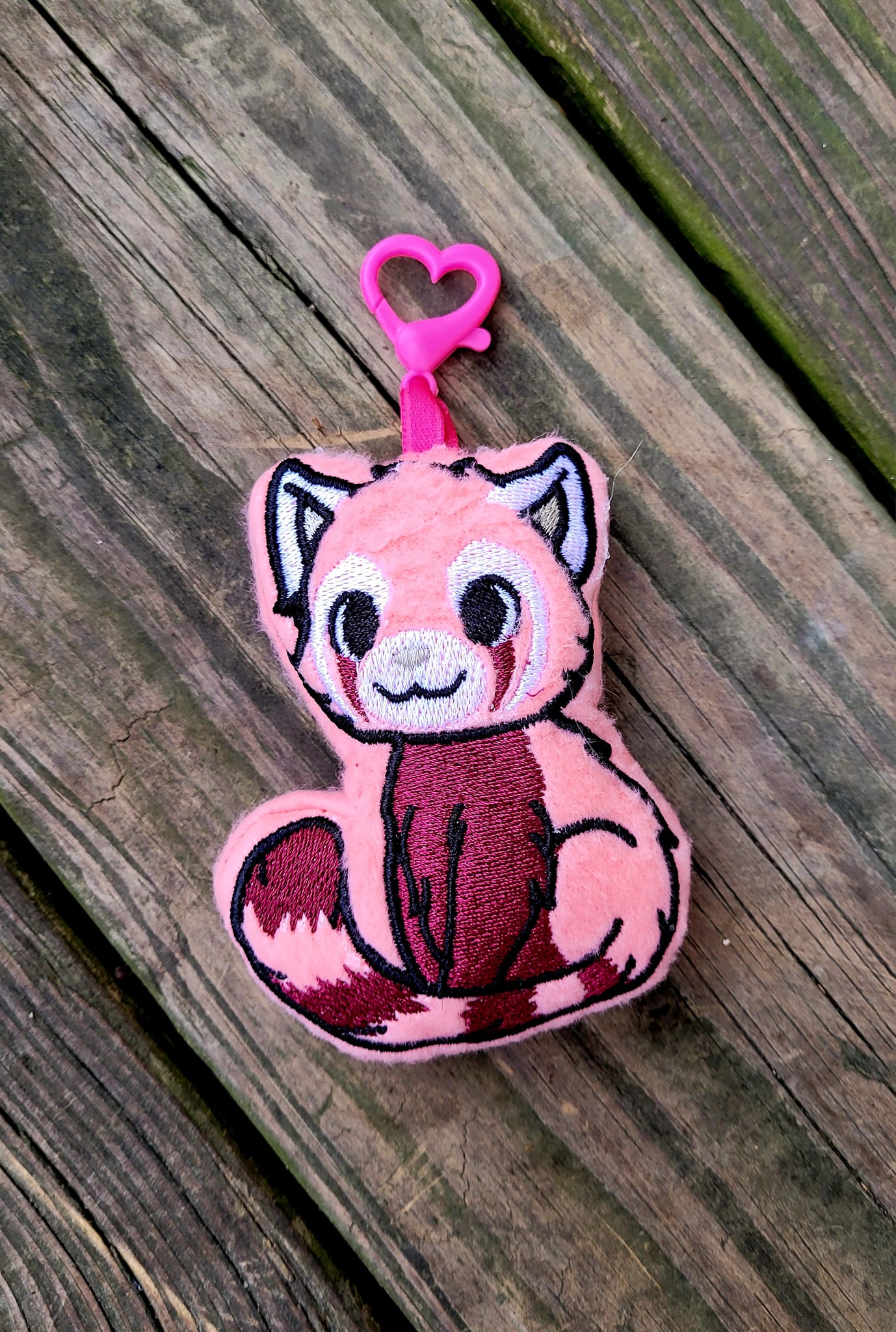 Chibi Red Panda Stuffie ITH machine embroidery design
