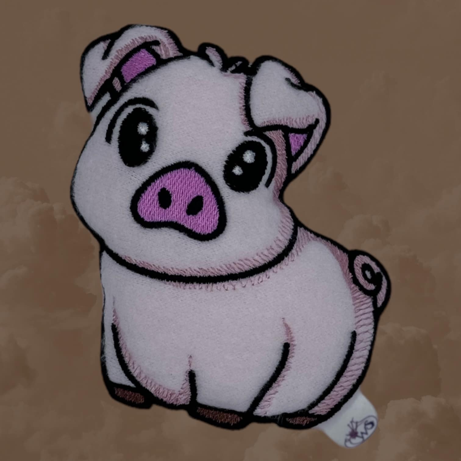 Chibi Piggy Stuffie ITH machine embroidery design