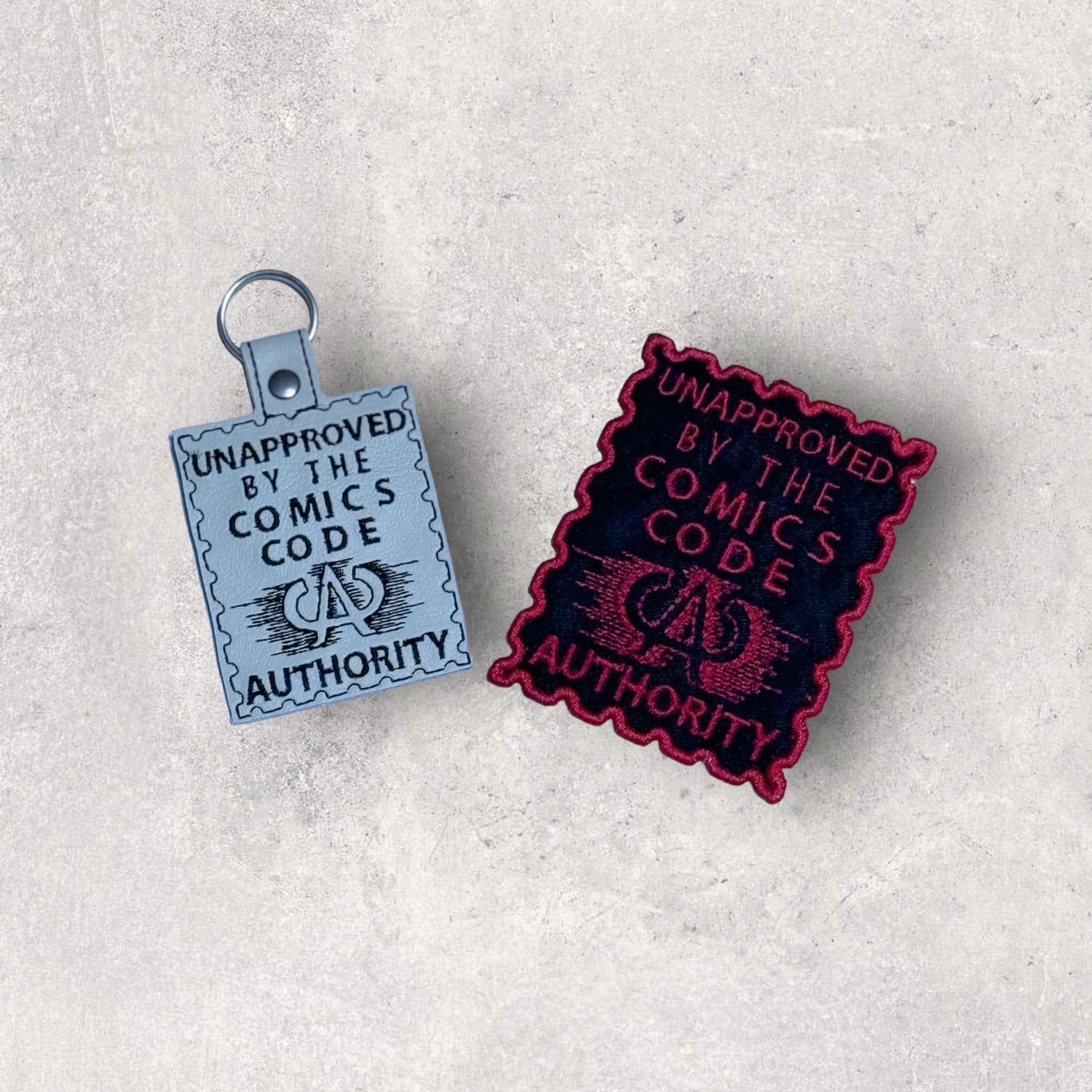 Comic Code Authority String Theory Fabric Art