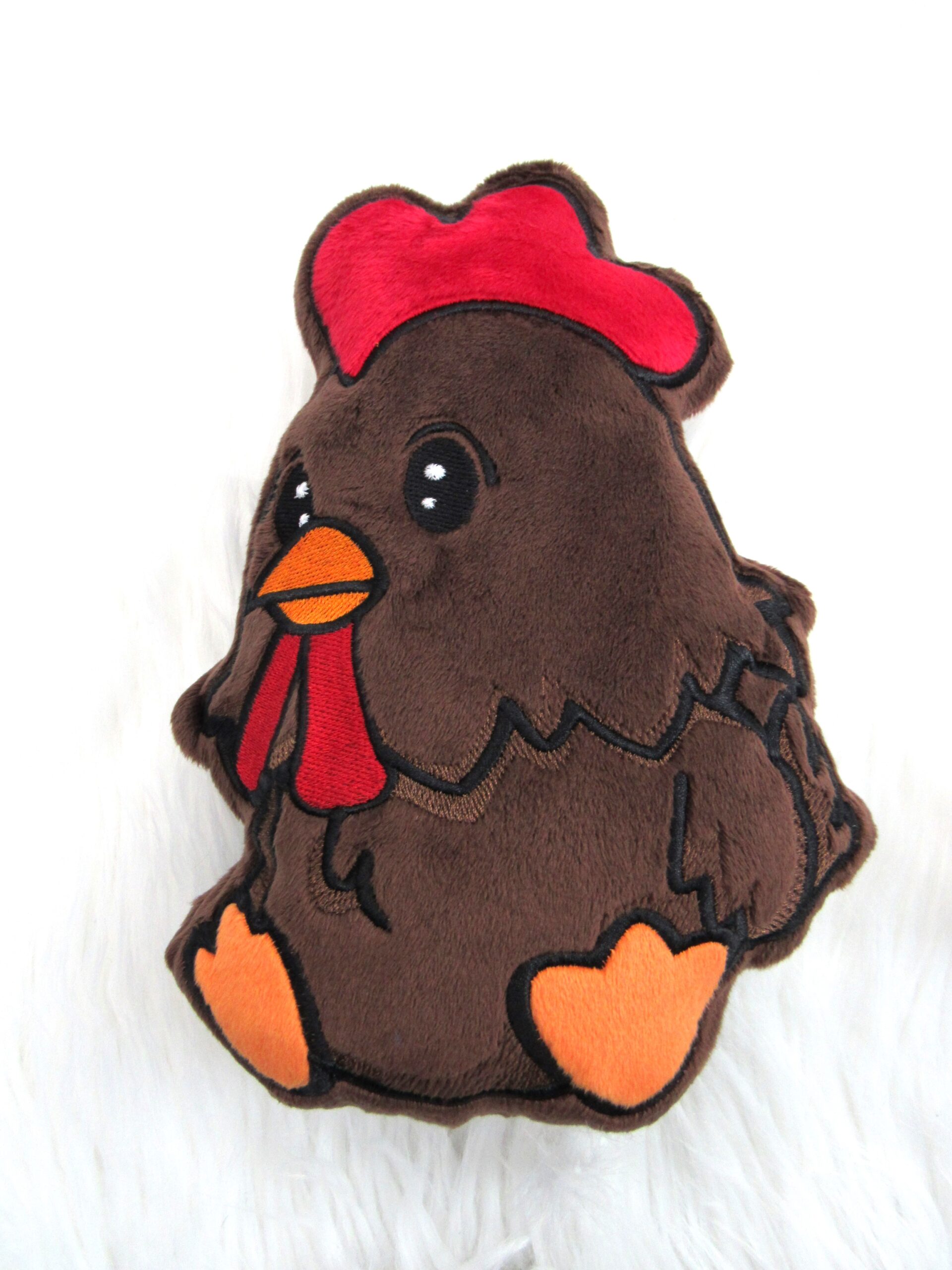 Chibi Chicken Stuffie ITH machine embroidery design