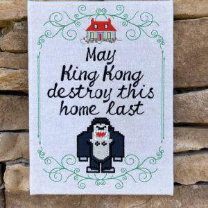 May King Kong Destroy This Home Last Machine Embroidery Design