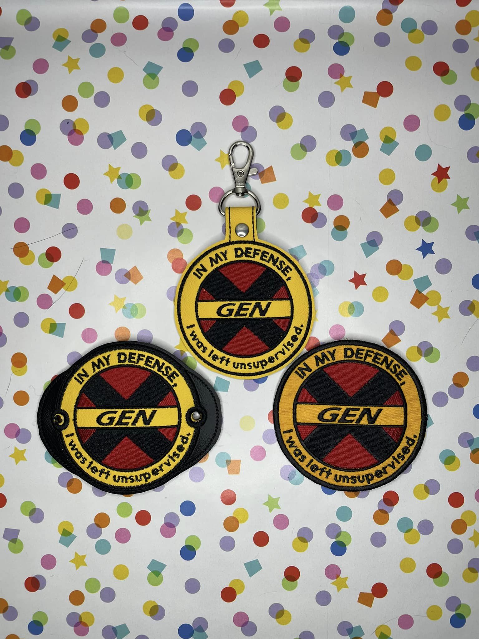 Gen X left unsupervised bun cover ITH machine embroidery design