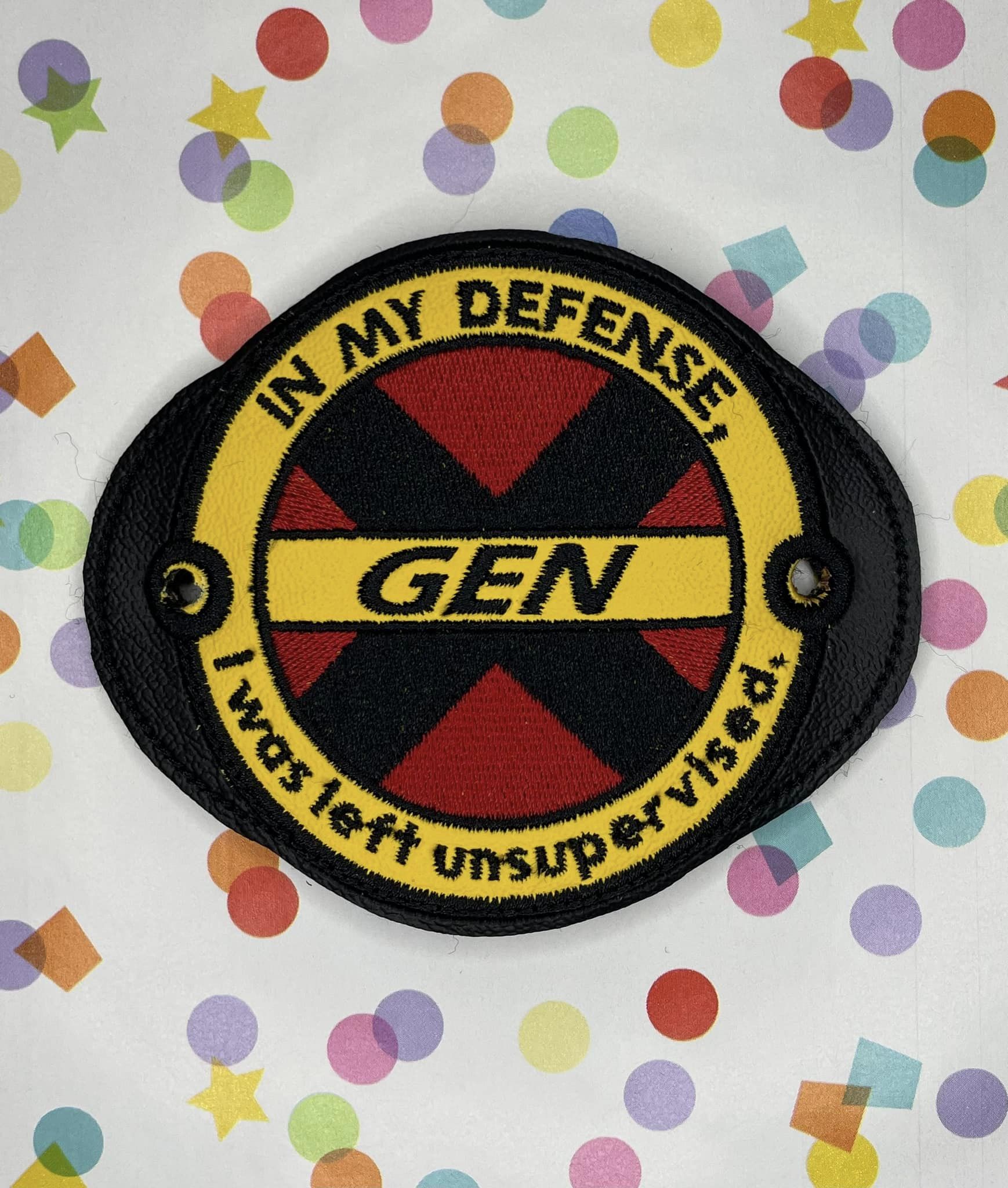 Gen X left unsupervised bun cover ITH machine embroidery design