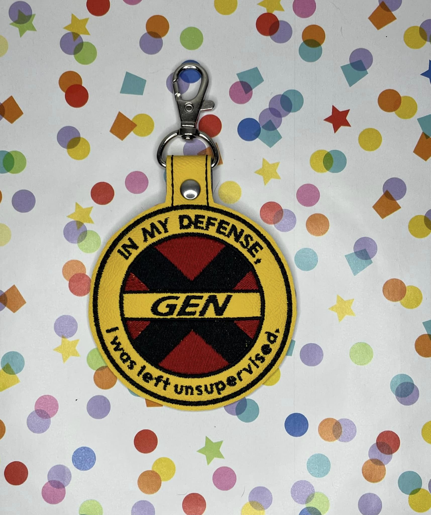 Gen X left unsupervised fob ITH machine embroidery design
