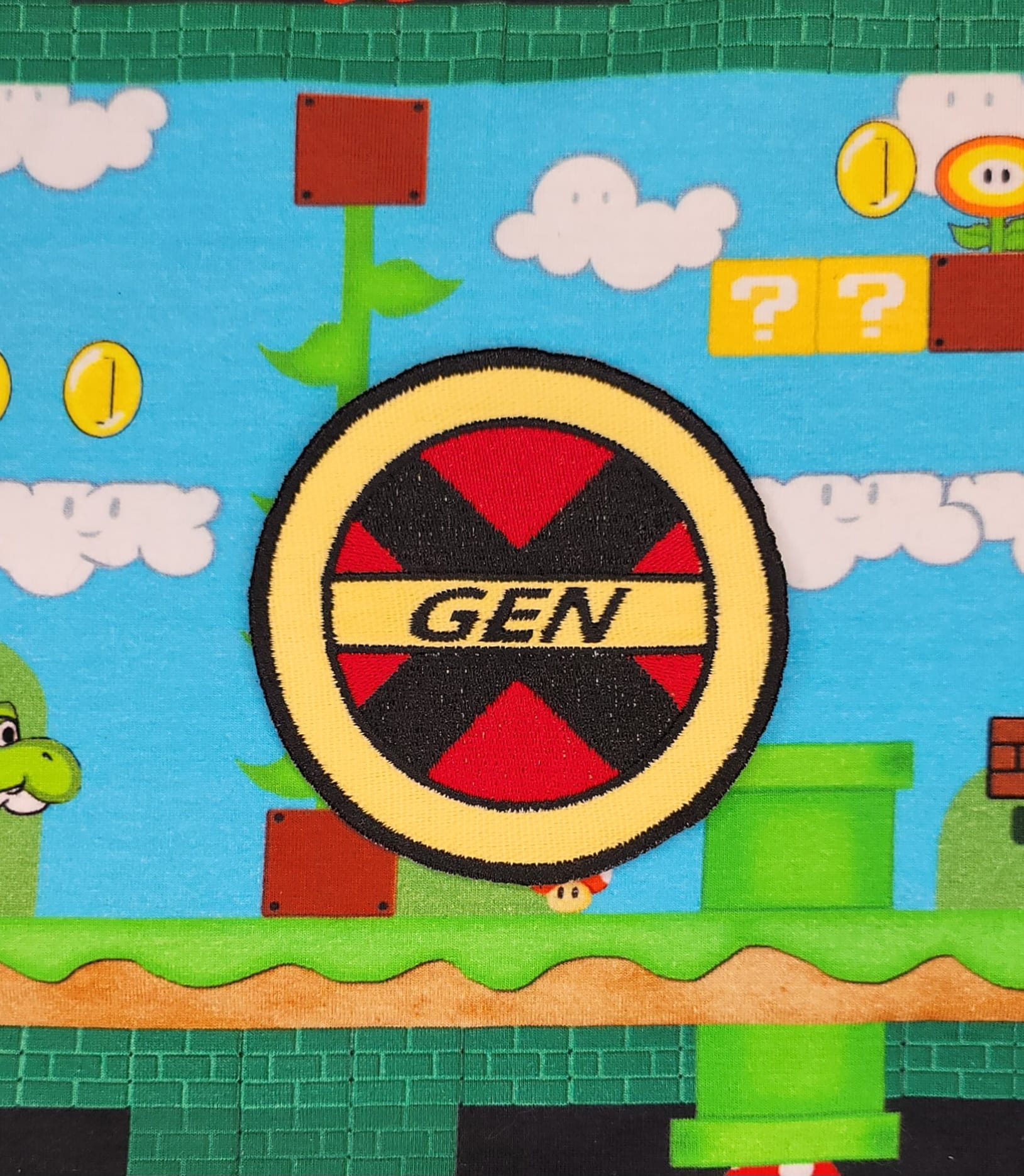 Gen X patch ITH machine embroidery design