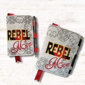 Star Wars Rebel Mom ITH notebook cover machine embroidery design