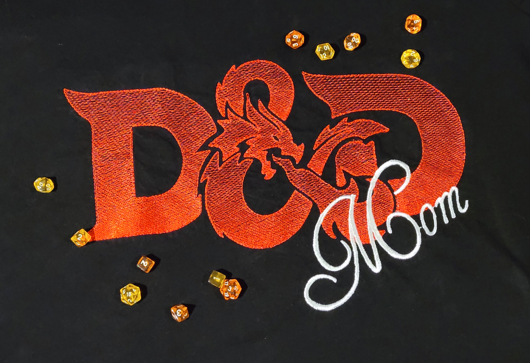 D&D Mom machine embroidery design