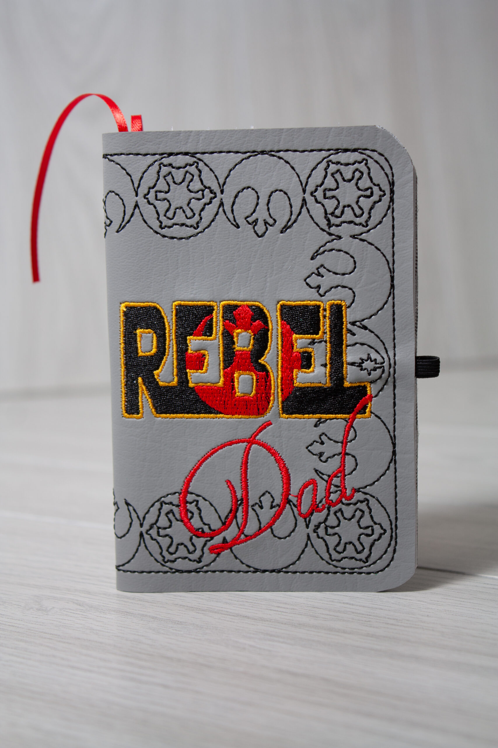 Star Wars Rebel Dad ITH notebook cover machine embroidery design
