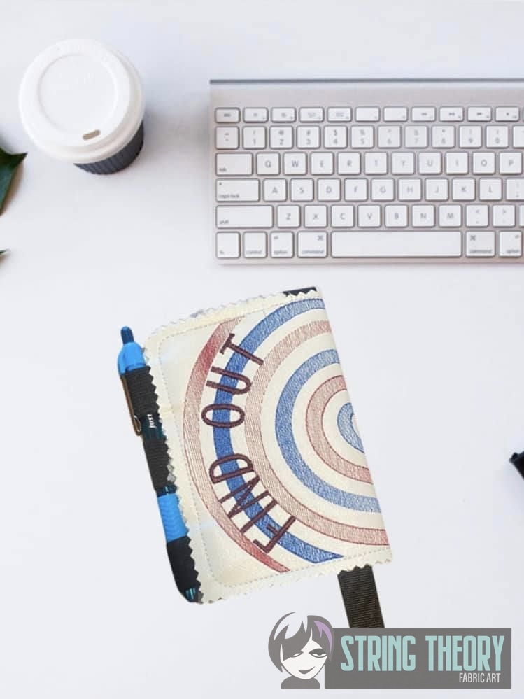 Fuck Around Find Out ITH Notebook cover machine embroidery design