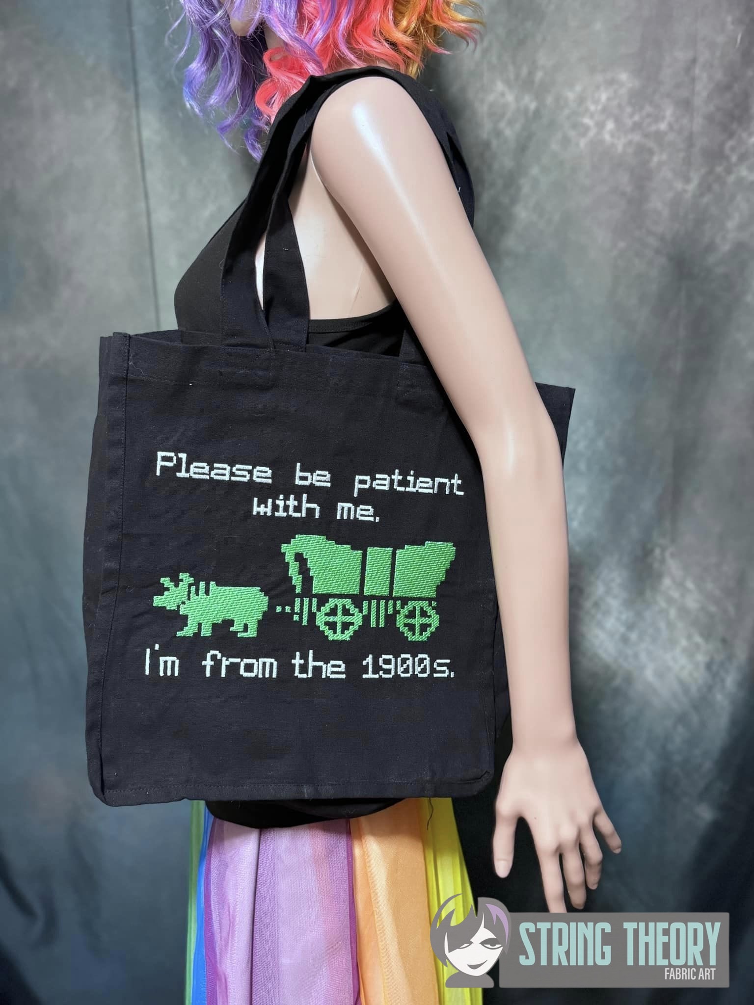 Be Patient Im From the 1900s machine embroidery design