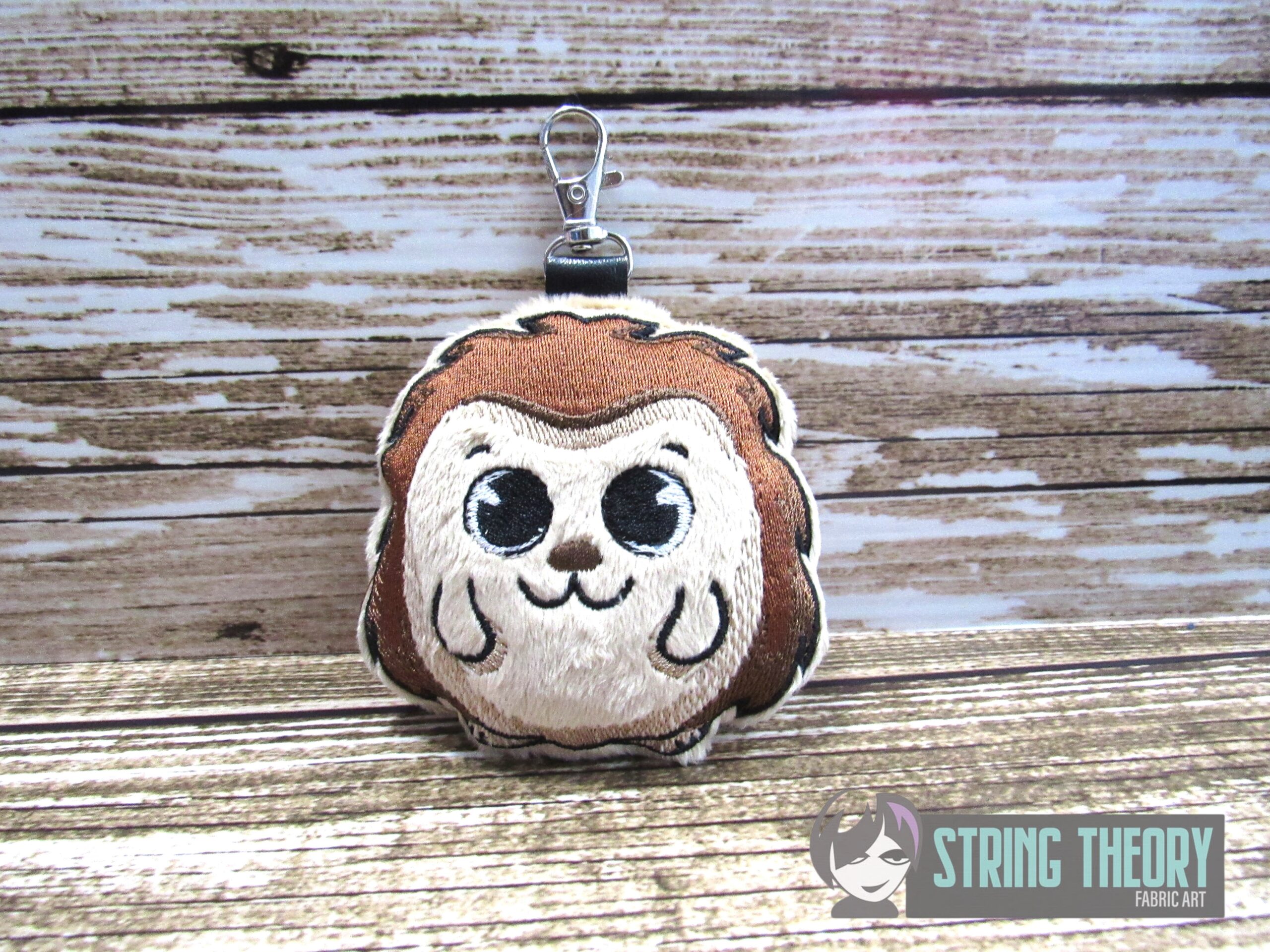 Chibi Hedgehog ITH Stuffie machine embroidery design