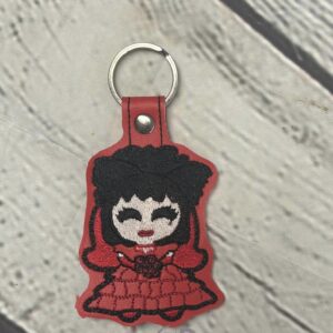 Chibi Wedding Lydia ITH fob machine embroidery design
