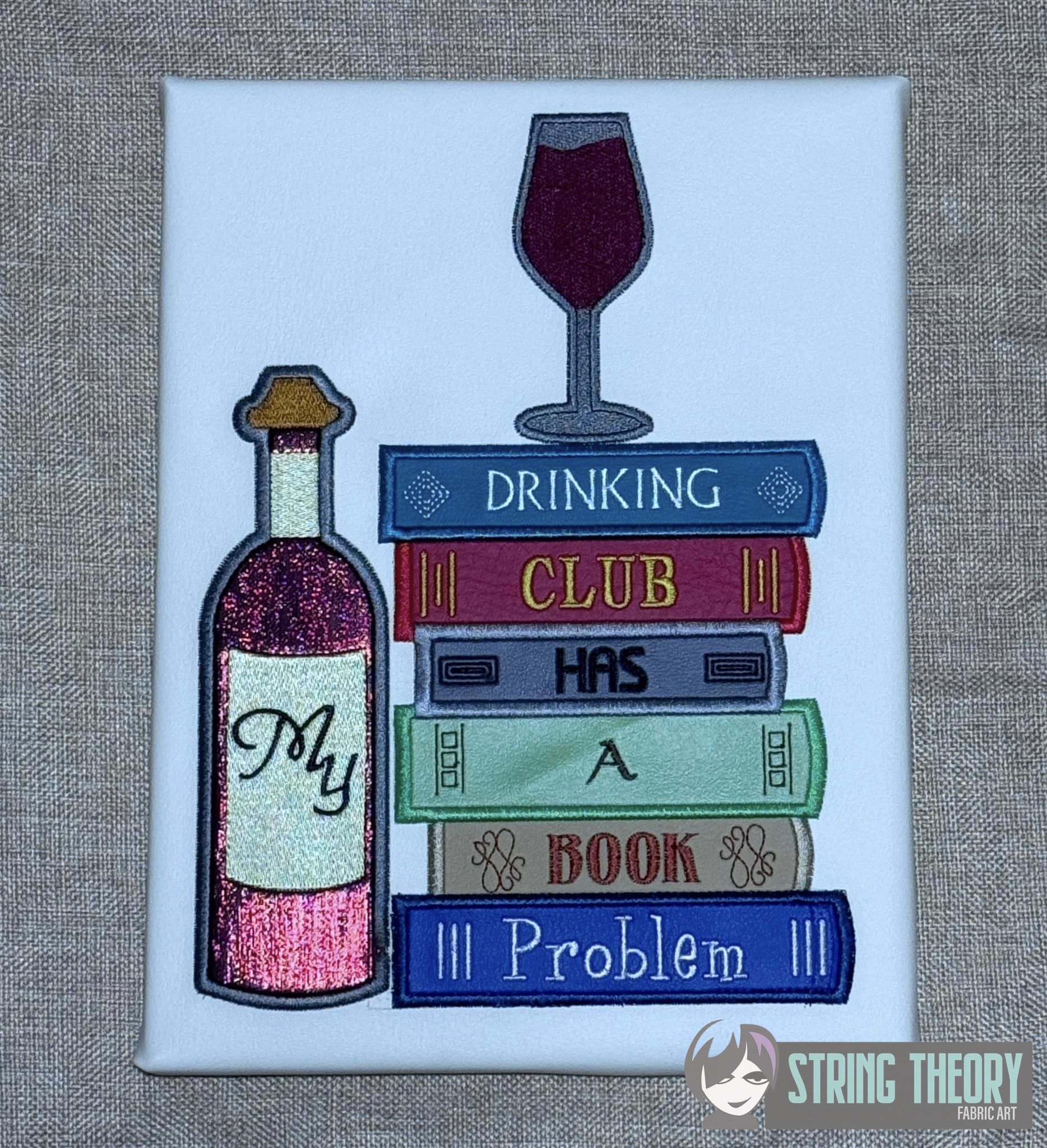 TTBC Drinking Club Book Problem machine embroidery design