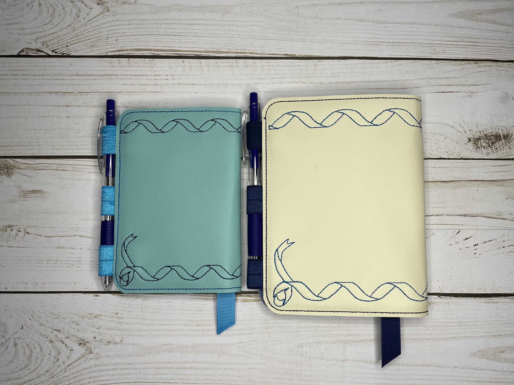 Cancer Warrior Era ITH notebook cover machine embroidery design