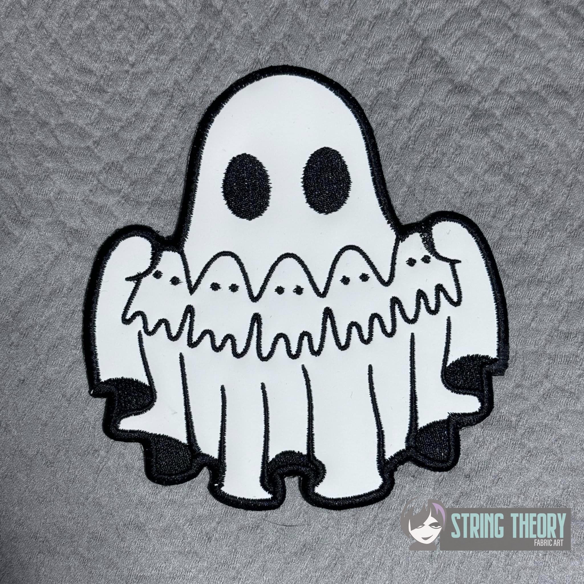 Cut Out Ghost machine embroidery design