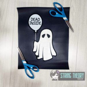 Dead Inside Ghost machine embroidery design
