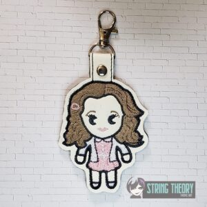 Rocky Horror Picture Show Janet ITH fob machine embroidery design