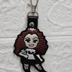 Rocky Horror Picture Show Magenta ITH fob machine embroidery design
