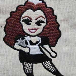 Rocky Horror Picture Show Chibi Magenta machine embroidery design