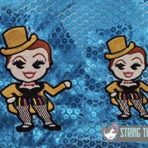 Rocky Horror Picture Show Chibi Columbia machine embroidery design