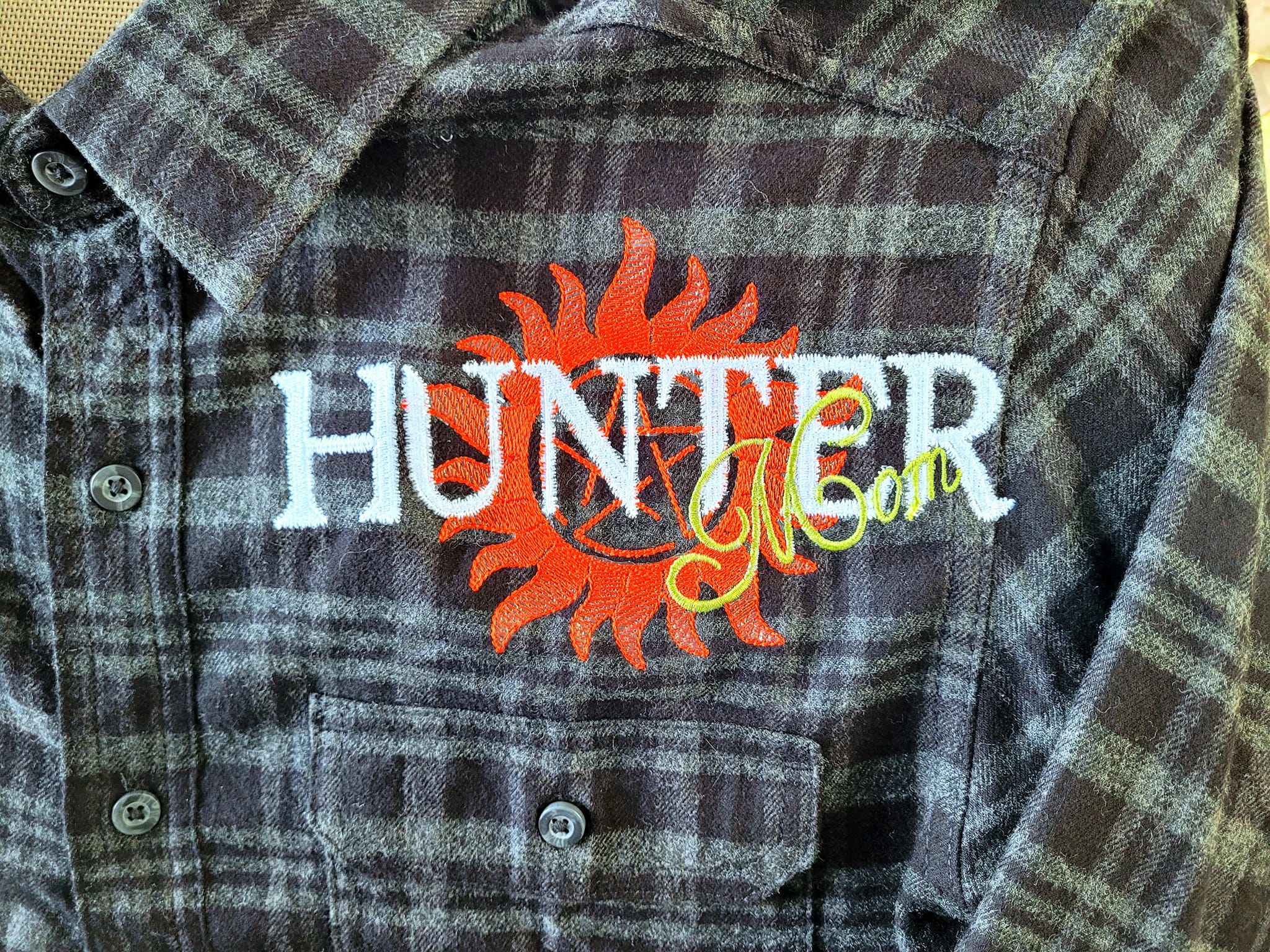 Supernatural Hunter mom machine embroidery design