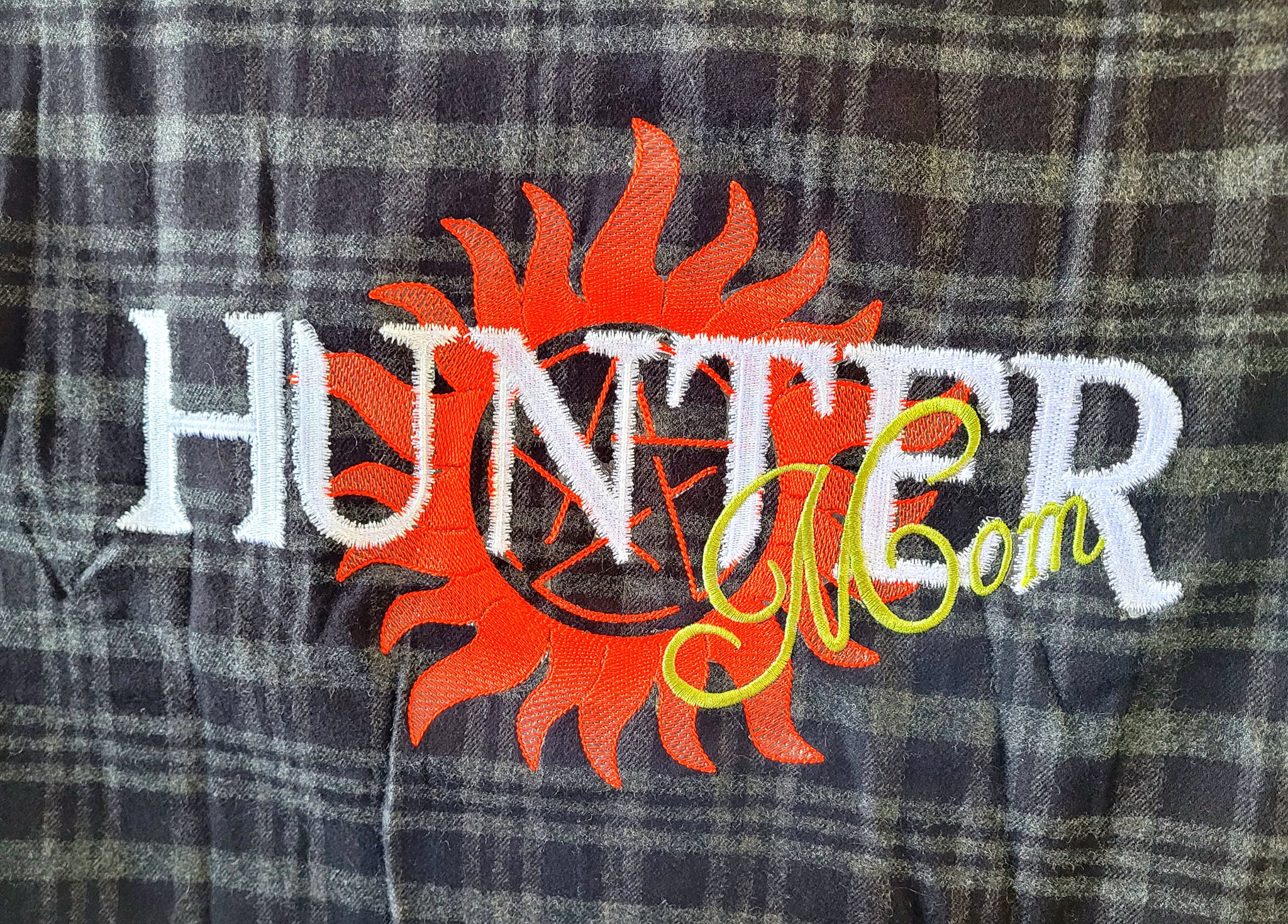 Supernatural Hunter mom machine embroidery design