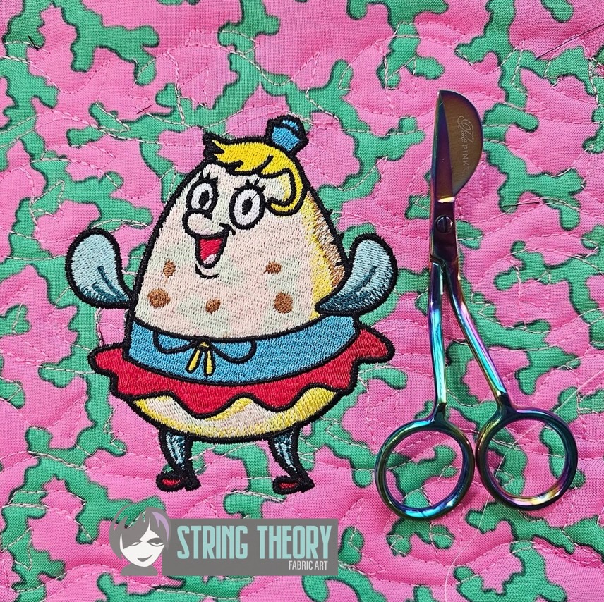 Mrs. Puffs SpongeBob SquarePants Machine Embroidery Design