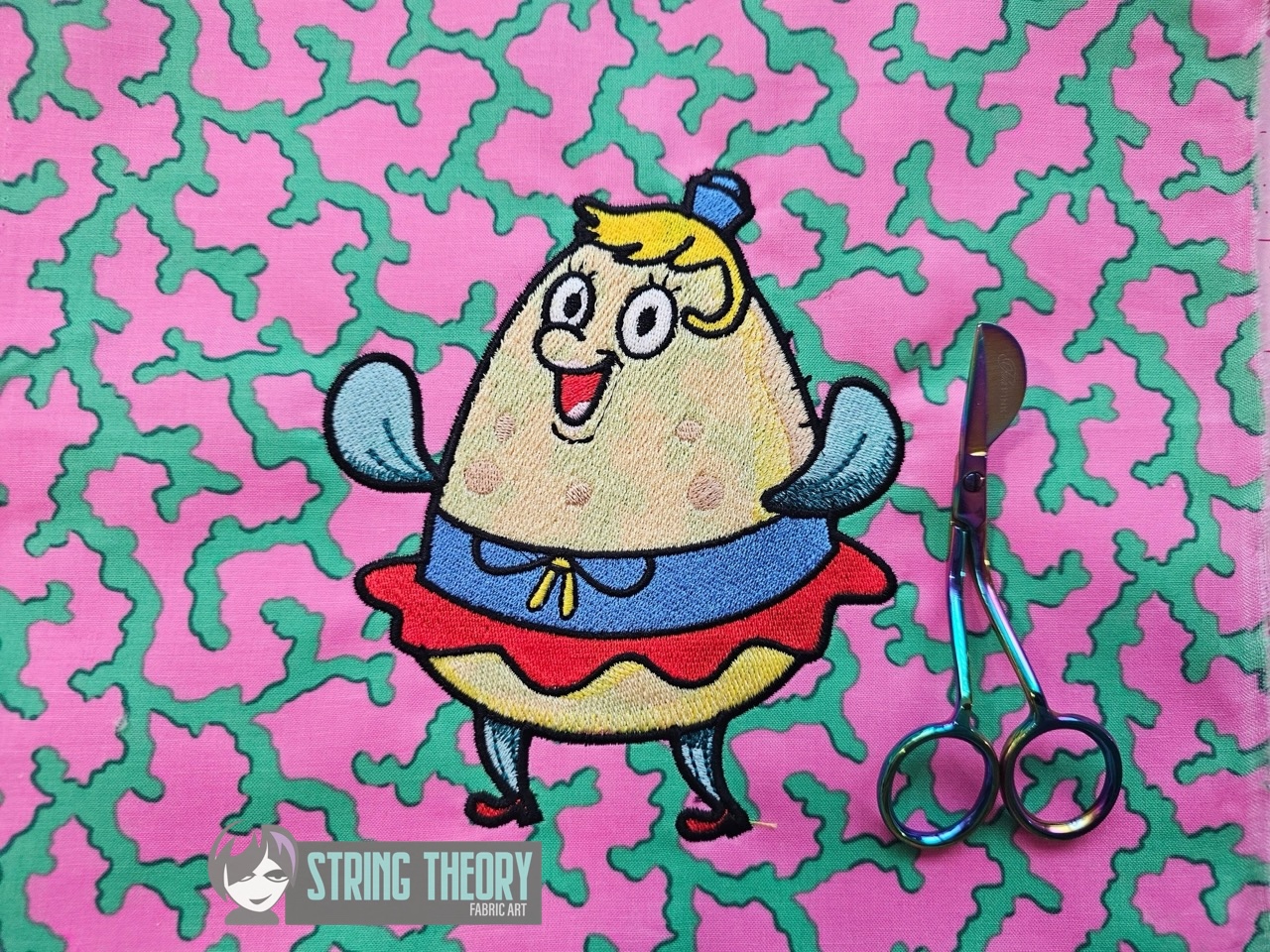 Mrs. Puffs SpongeBob SquarePants Machine Embroidery Design