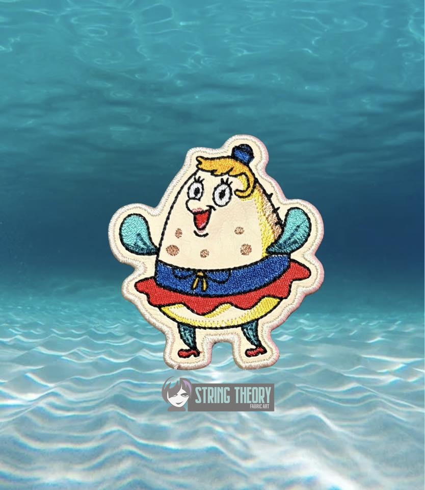 Mrs. Puff SpongeBob SquarePants ITH Machine Embroidery Design